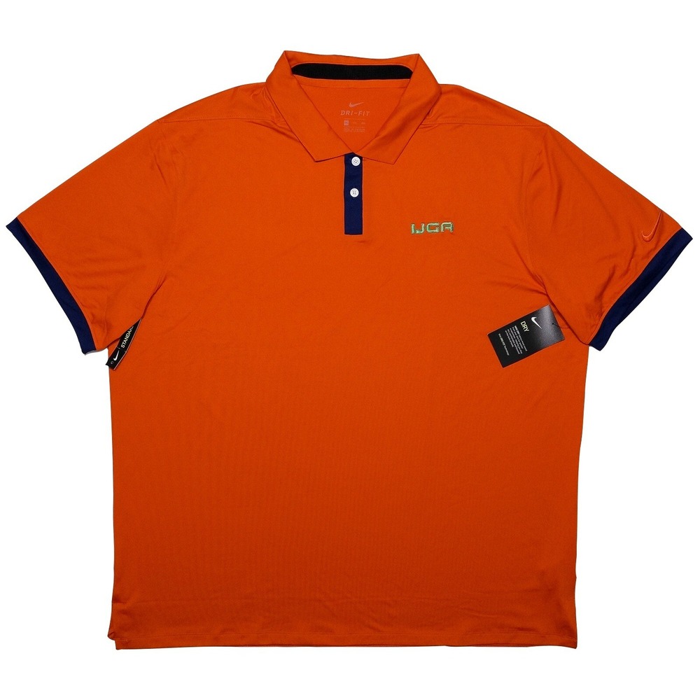 NIKE Polo Shirt IJGA International Junior Golf Academy Red XXL 2XL ~ New